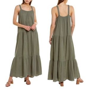 BB Dakota Olive Green Maxi Dress